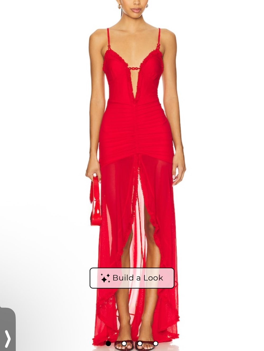 Runway the Label: Kiata Maxi Dress in Cherry